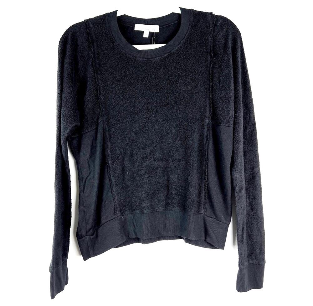 NEW Red Haute Black Fleece Crewneck Sweatshirt Small
